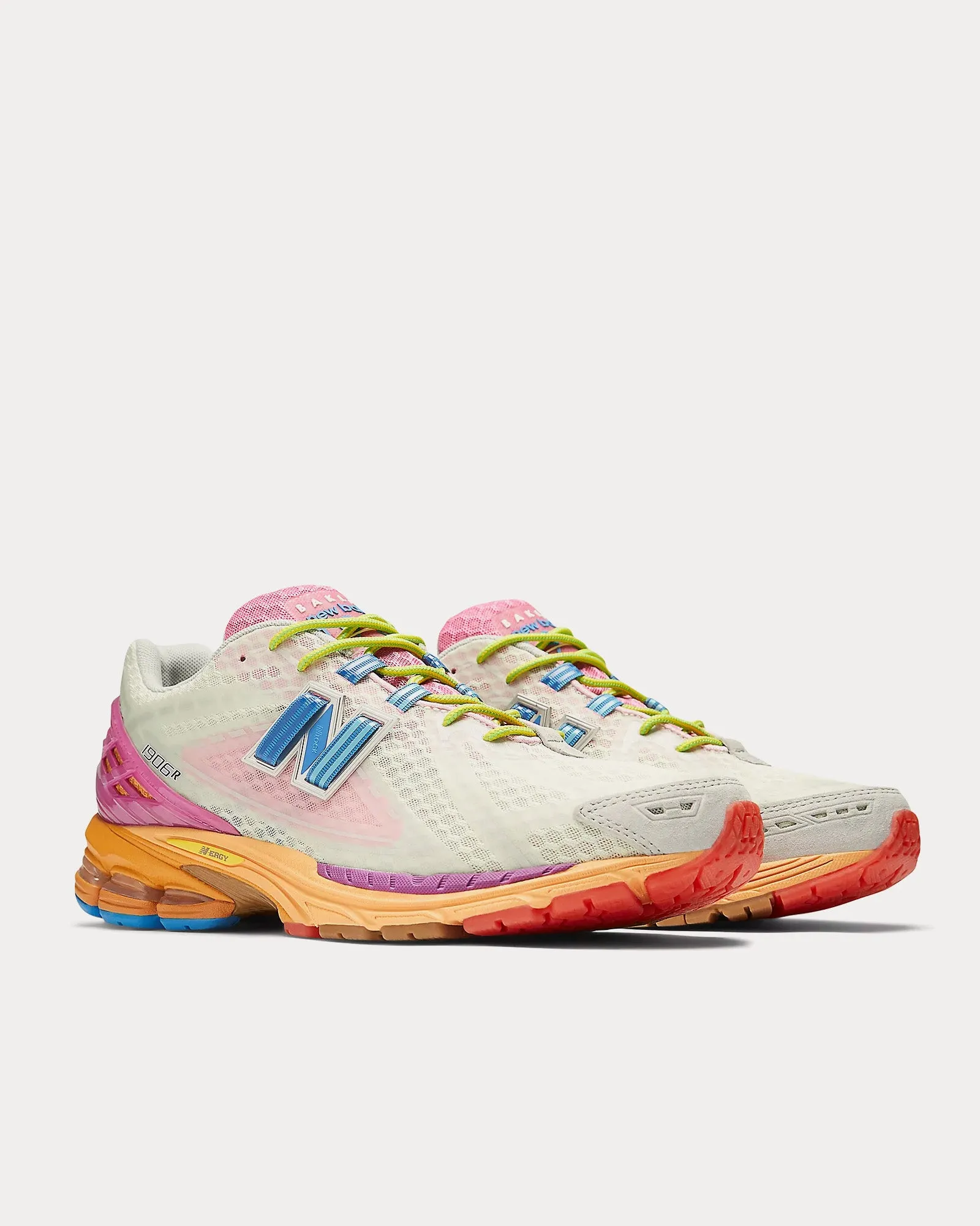 1906r Water Cress / Real Pink Low Top Sneakers