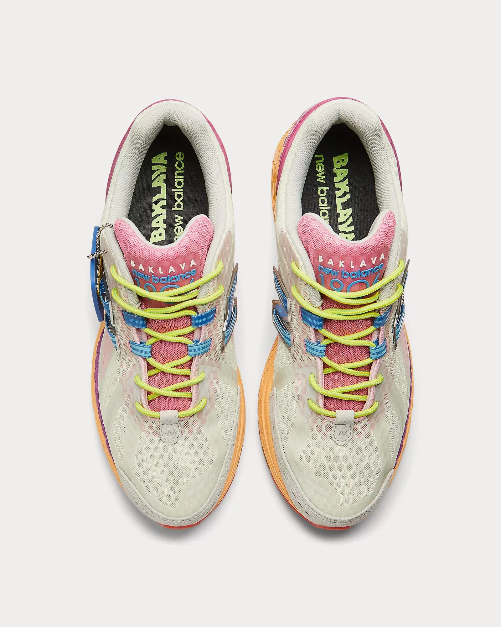 1906r Water Cress / Real Pink Low Top Sneakers