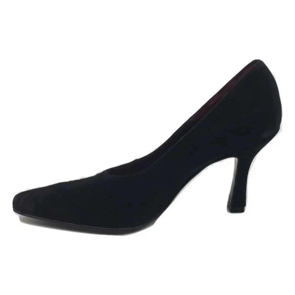 606 Camosci Nero Black Suede Versani Pumps