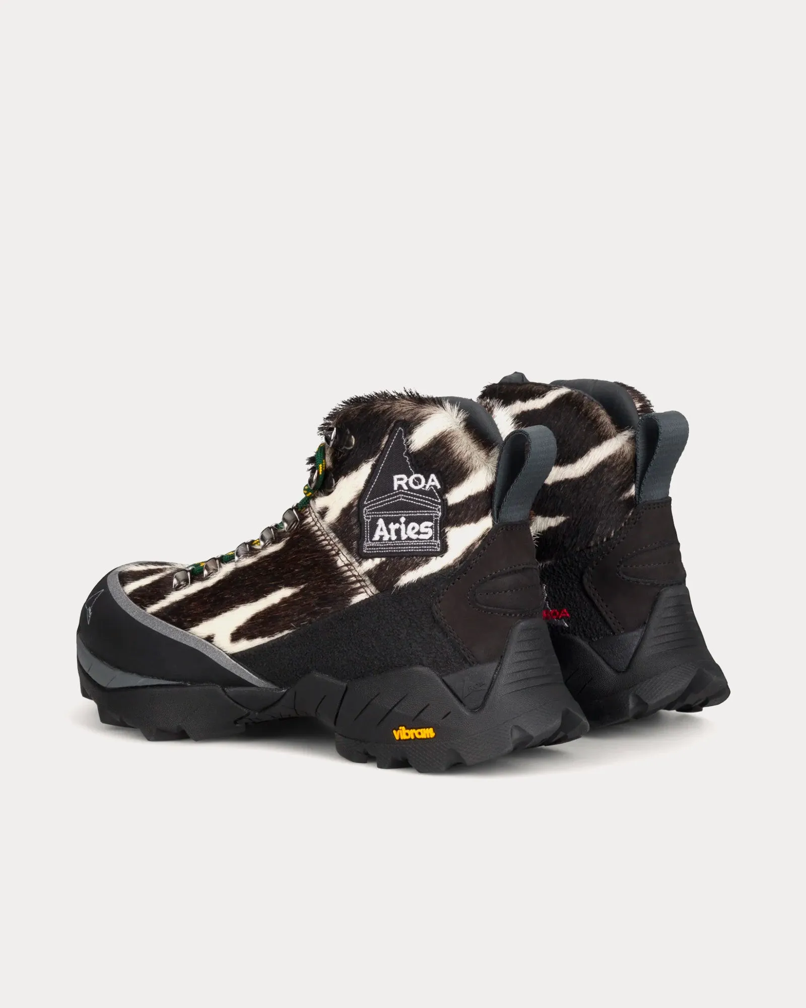 Andreas Zebra Pony Skin Boots