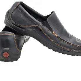 Cole Haan Shoes Loafers Mens 9M Black Leather Comfort Slip On Moc Toe C03557