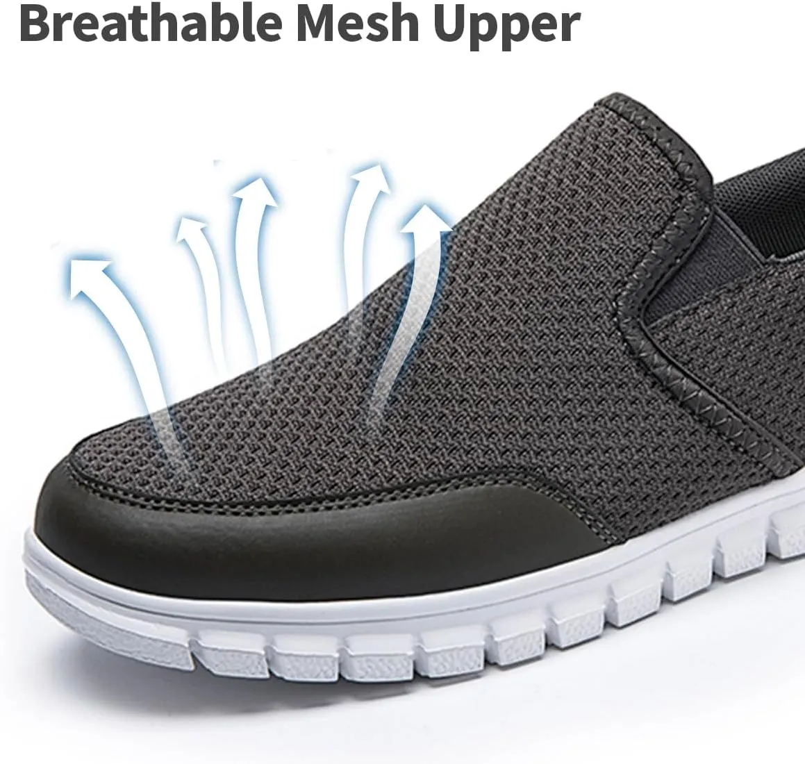 EGMPDA Mens Slip on Loafers Boat Shoes Non Slip Walking Sports Shoes Driving Shoes Casual Office Shoes Gym Lightweight Comfortable Shoes