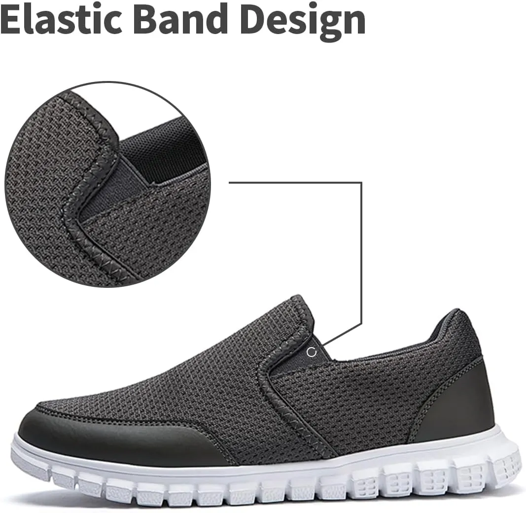 EGMPDA Mens Slip on Loafers Boat Shoes Non Slip Walking Sports Shoes Driving Shoes Casual Office Shoes Gym Lightweight Comfortable Shoes