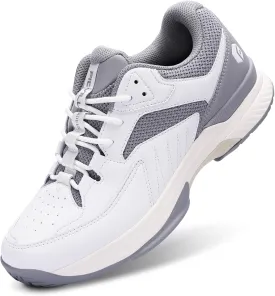 FitVille Men??s Wide Pickleball Shoes All Court Tennis Shoes with Arch Support for Plantar Fasciitis
