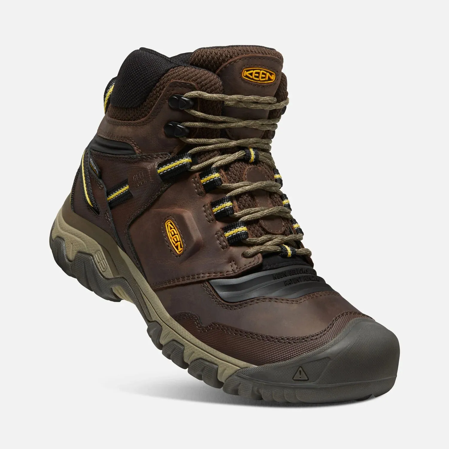 Keen - Men's Ridge Flex Mid Coffee Bean Hiking Boots 1026614