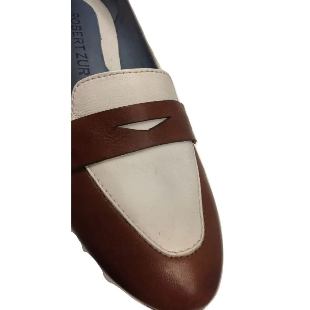 Keira Luggage White Robert Zur Loafers