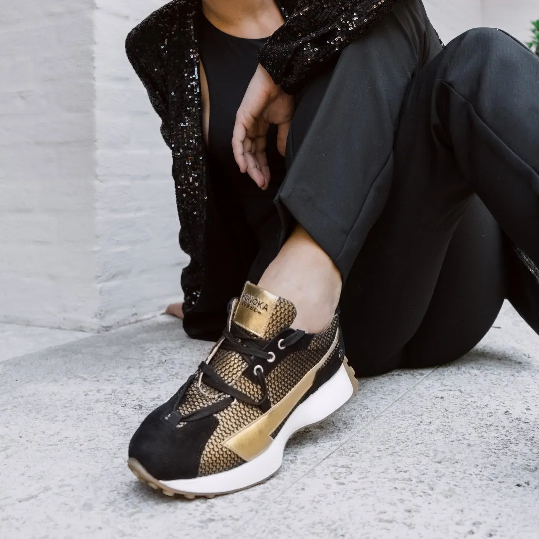 LUNA platform sneaker - Maple