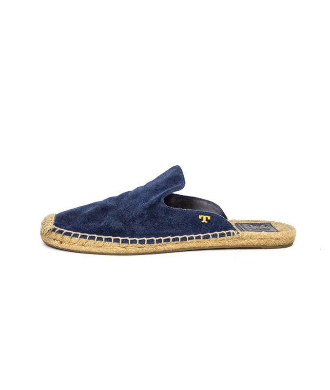 Max Suede Flat Slide Espadrille Mules