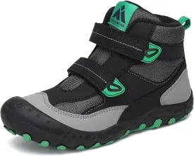 Mishansha Kids Water Resistant Hiking Boots, Boys Girls Anti Collision Anti-Skid Athletic Outdoor Adventure Trekking Shoes