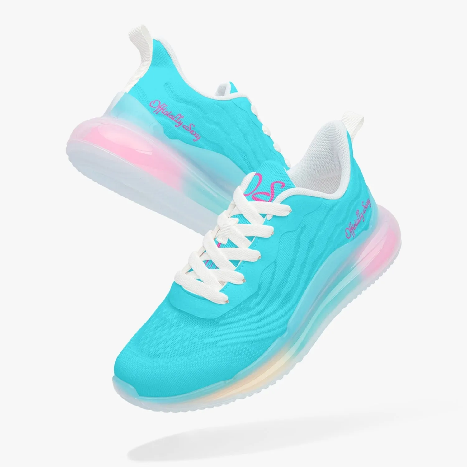 Officially Sexy Turquoises Blue Lightweight Air Cushion Sneakers