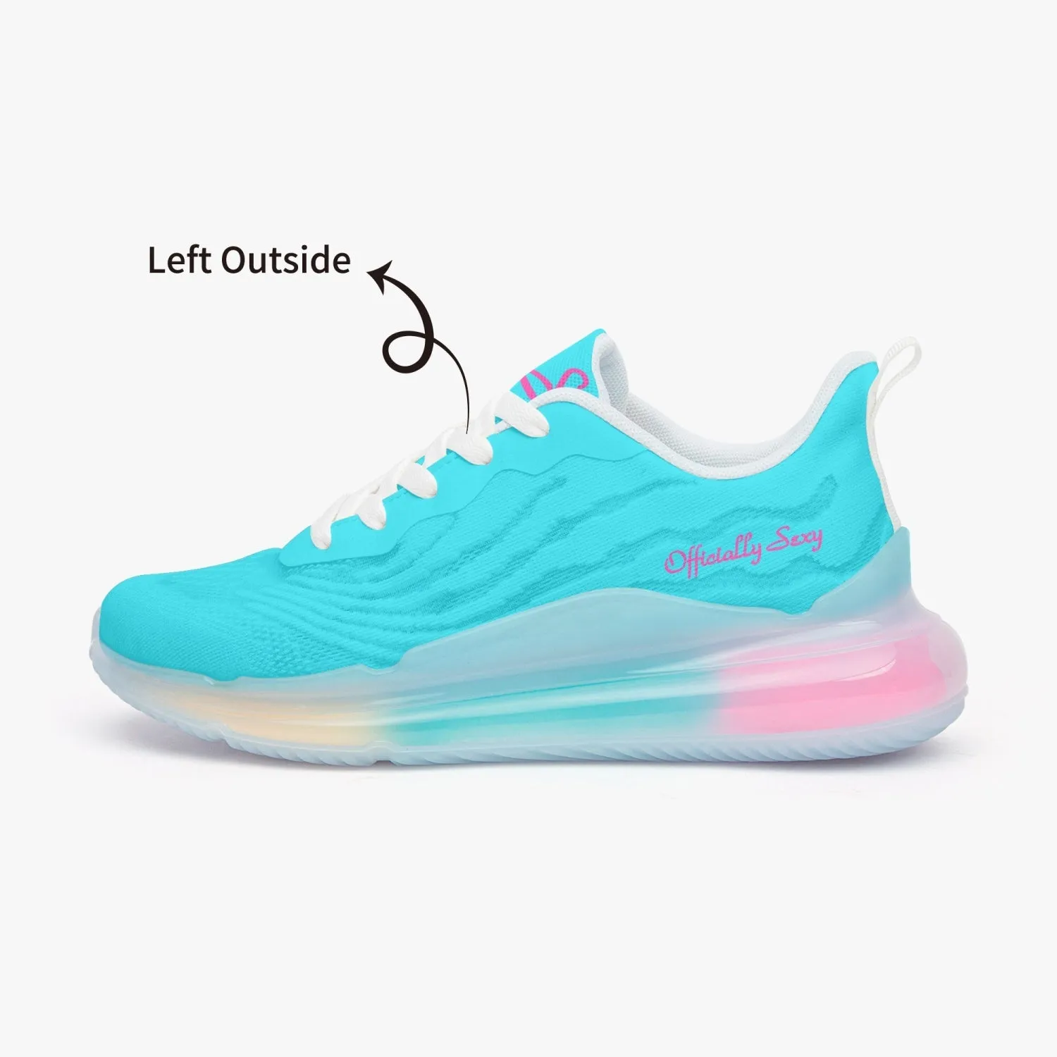 Officially Sexy Turquoises Blue Lightweight Air Cushion Sneakers