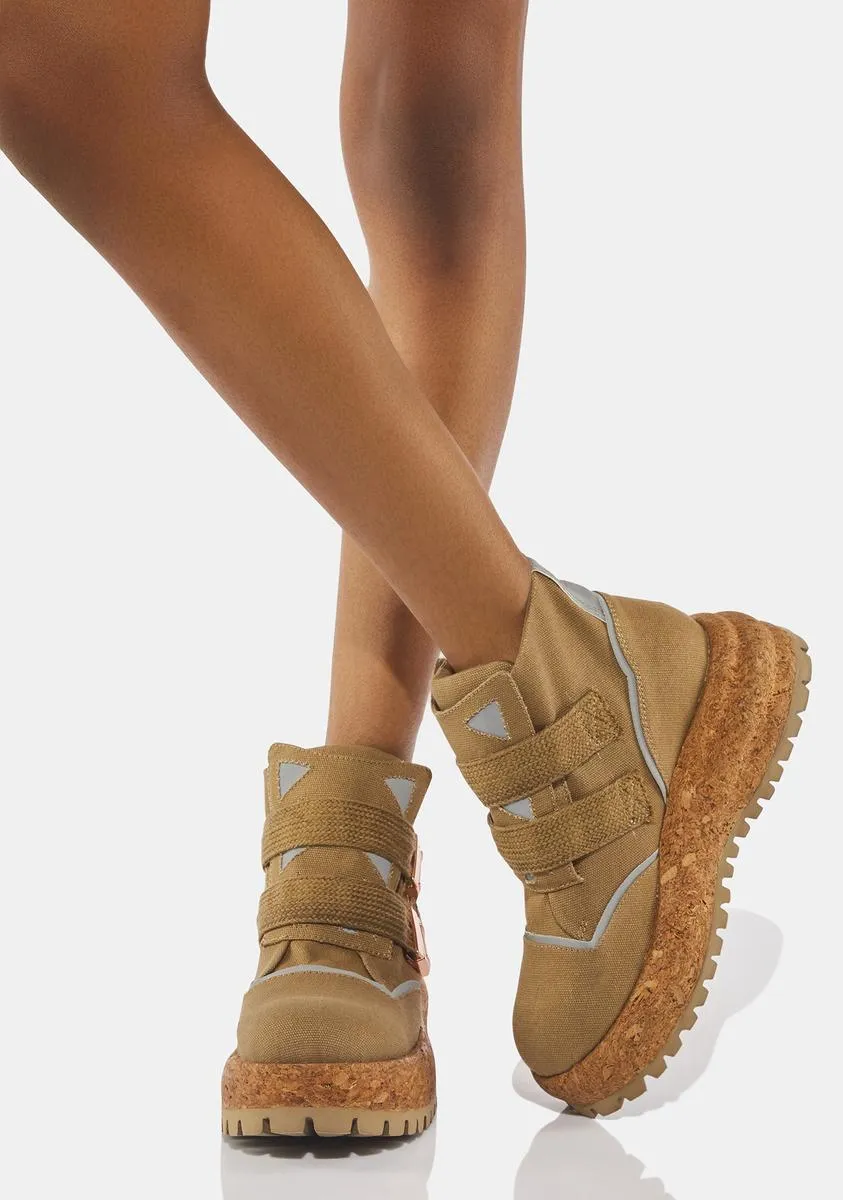 Olive Gaia Hiking Boots