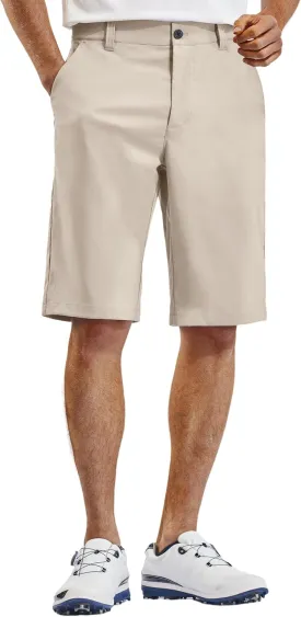PULI Mens Golf Hiking Shorts Lightweight Casual Dress 12" Inseam Work Stretch Travel Hybrid Quick Drying with Pockets