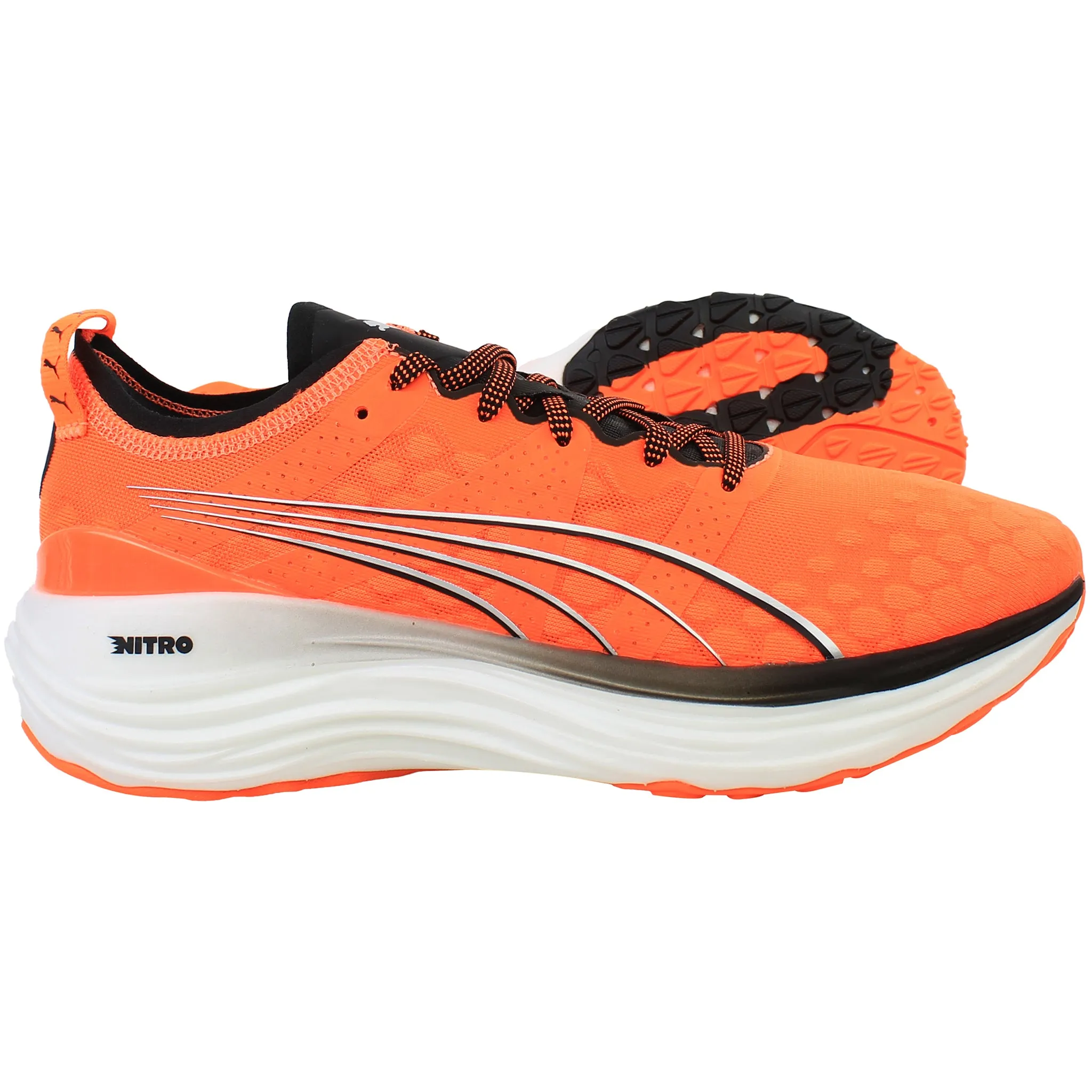 Puma ForeverRun Nitro Mens Orange Running Shoes