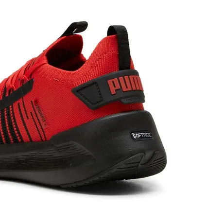 .PUMA SOFTRIDE Symmetry Fuzion Running Shoes Unisex - RED/BLACK - (310127 03) - MBR - R1L4