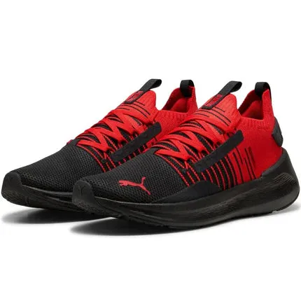 .PUMA SOFTRIDE Symmetry Fuzion Running Shoes Unisex - RED/BLACK - (310127 03) - MBR - R1L4