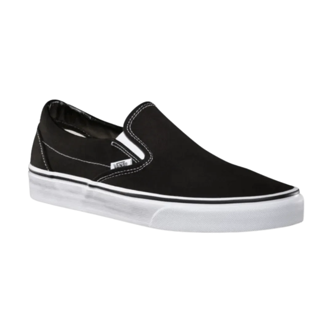 Vans Black Slip On Shoe
