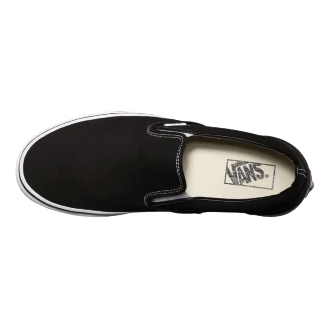 Vans Black Slip On Shoe