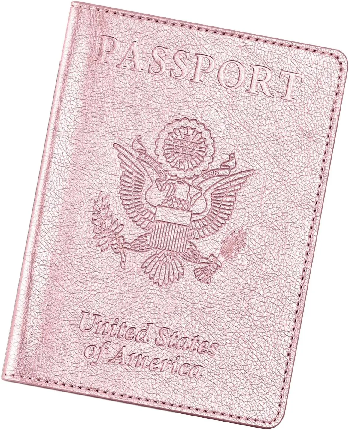 VIDIVICI Passport Wallet For Women,Passport Holder For Women-Gold Rose