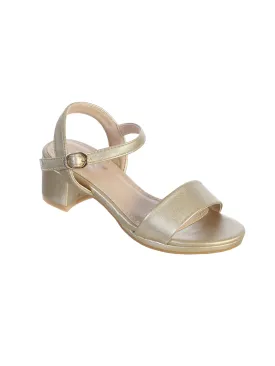 Young Girls Low Heel Strappy Sandal